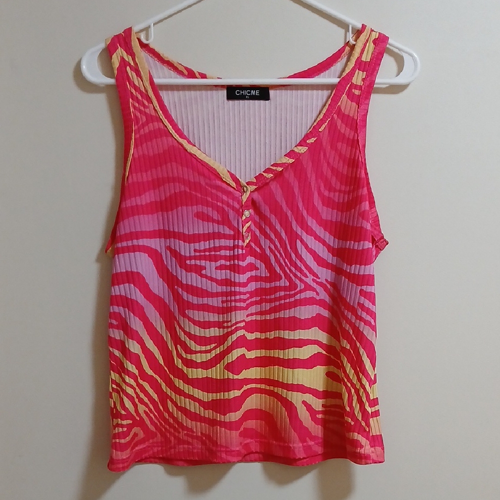 Chic Neon Tank Top